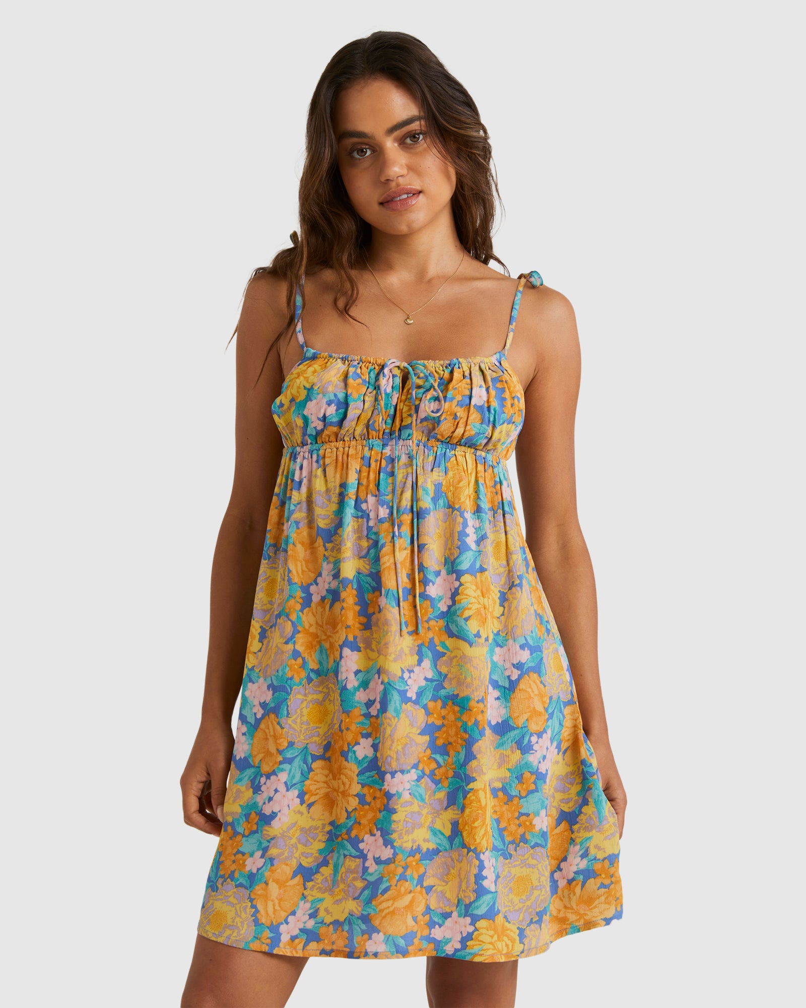 Womens Last Summer Dress - BLUE | Billabong AU