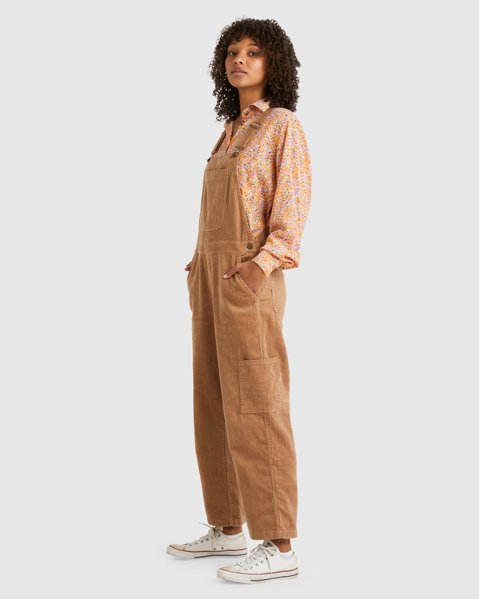 Womens Leia Corduroy Overalls