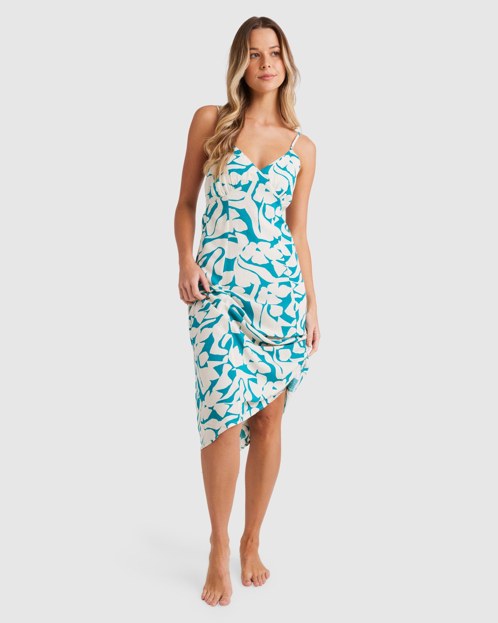 Womens Not A Sol Midi Dress