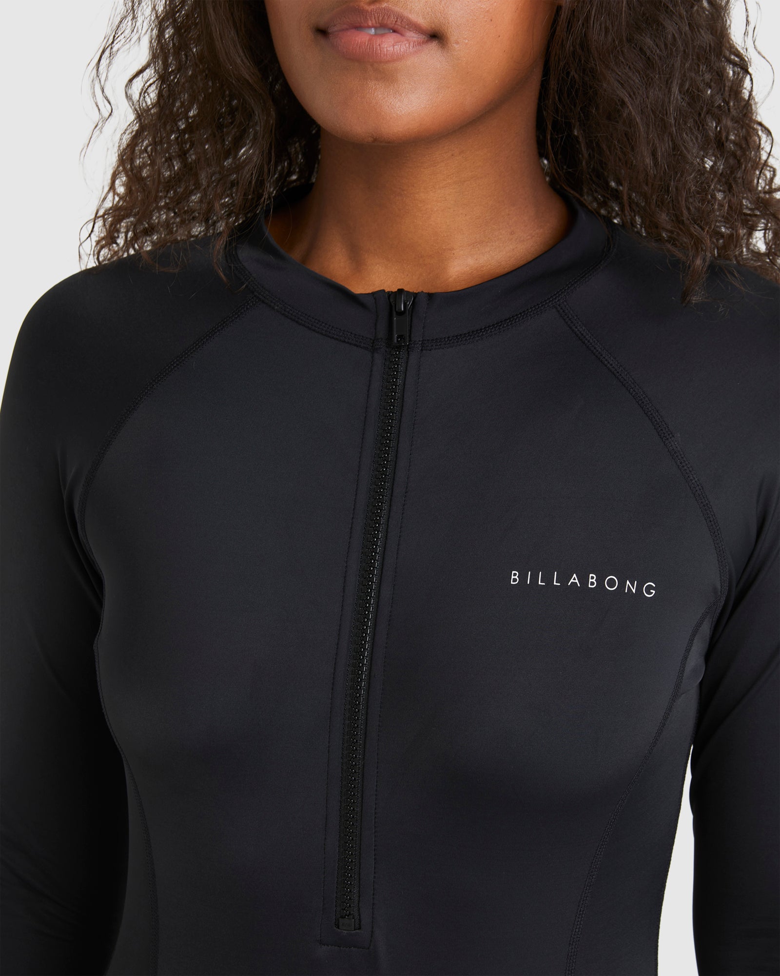 Womens Serene Zip Long Sleeve Rash Vest