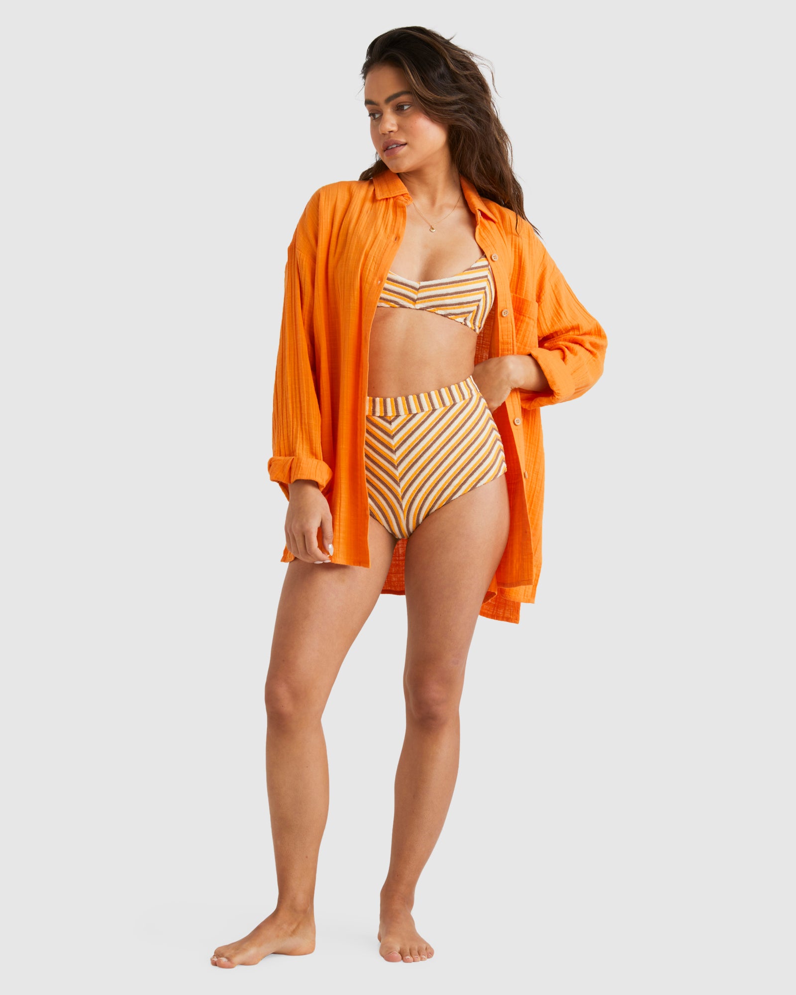 Womens Sun Days Long Sleeve Shirt