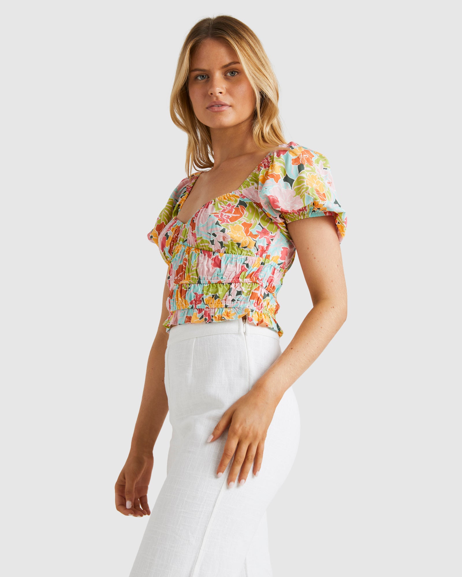 Womens Tropic Highs Crop Top