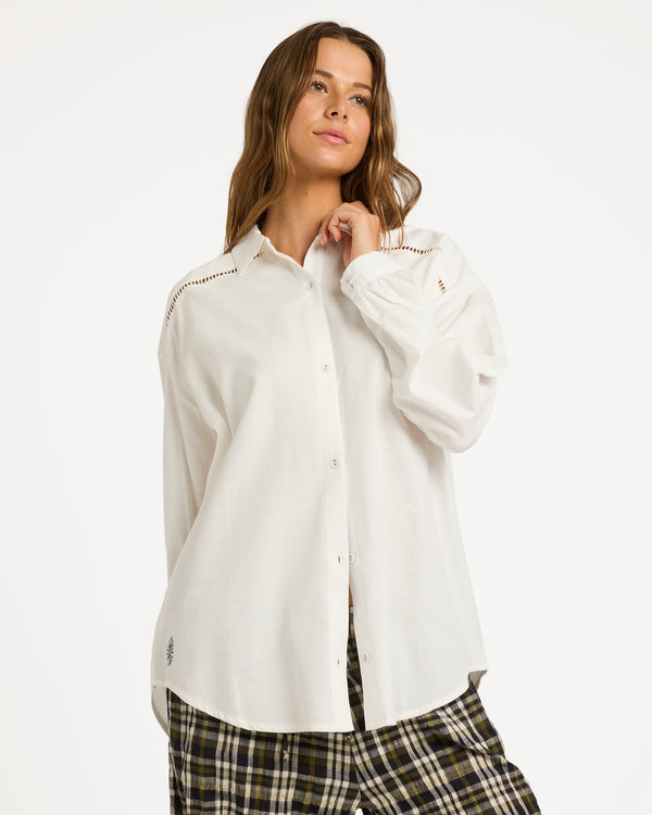 Womens Coastal Crush Long Sleeve Shirt