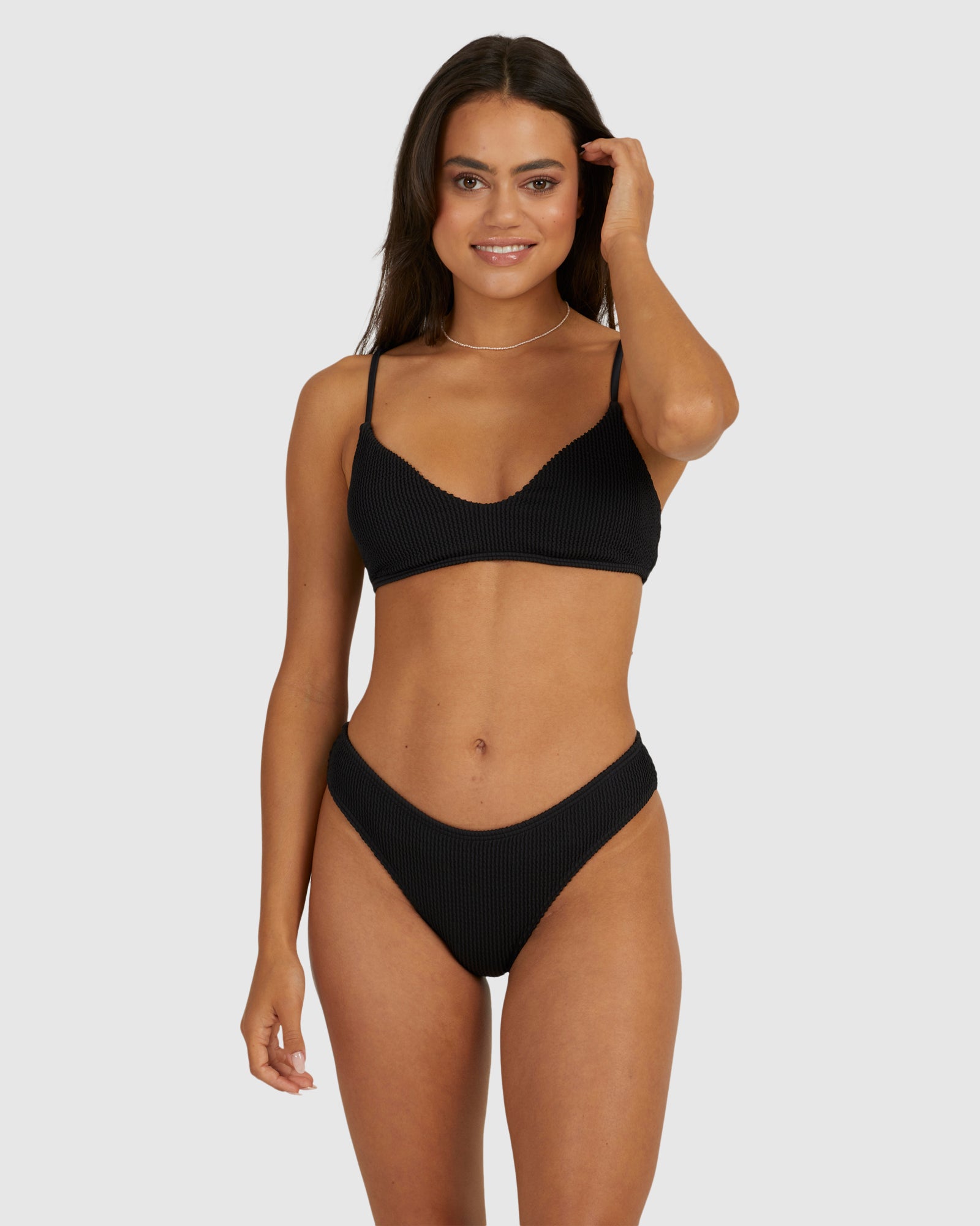 Womens Summer High V Bralette Bikini Top