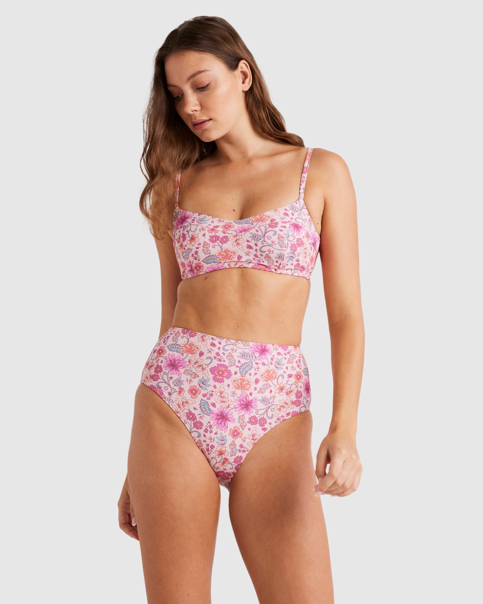 Womens La Plage High Retro Pant Bikini Bottom