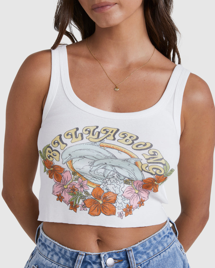 Womens Spring Dream Tank Top - SALT CRYSTAL | Billabong AU