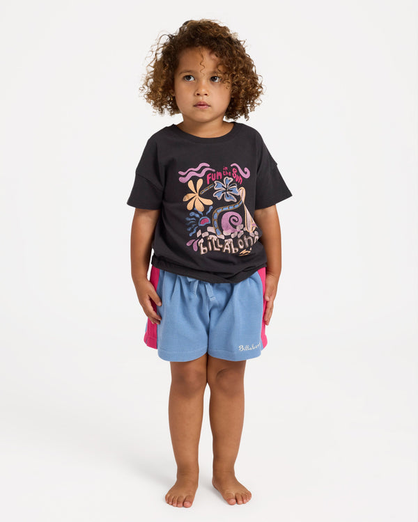 Girls 0-5 Aloha Club Olly Elastic Waist Shorts