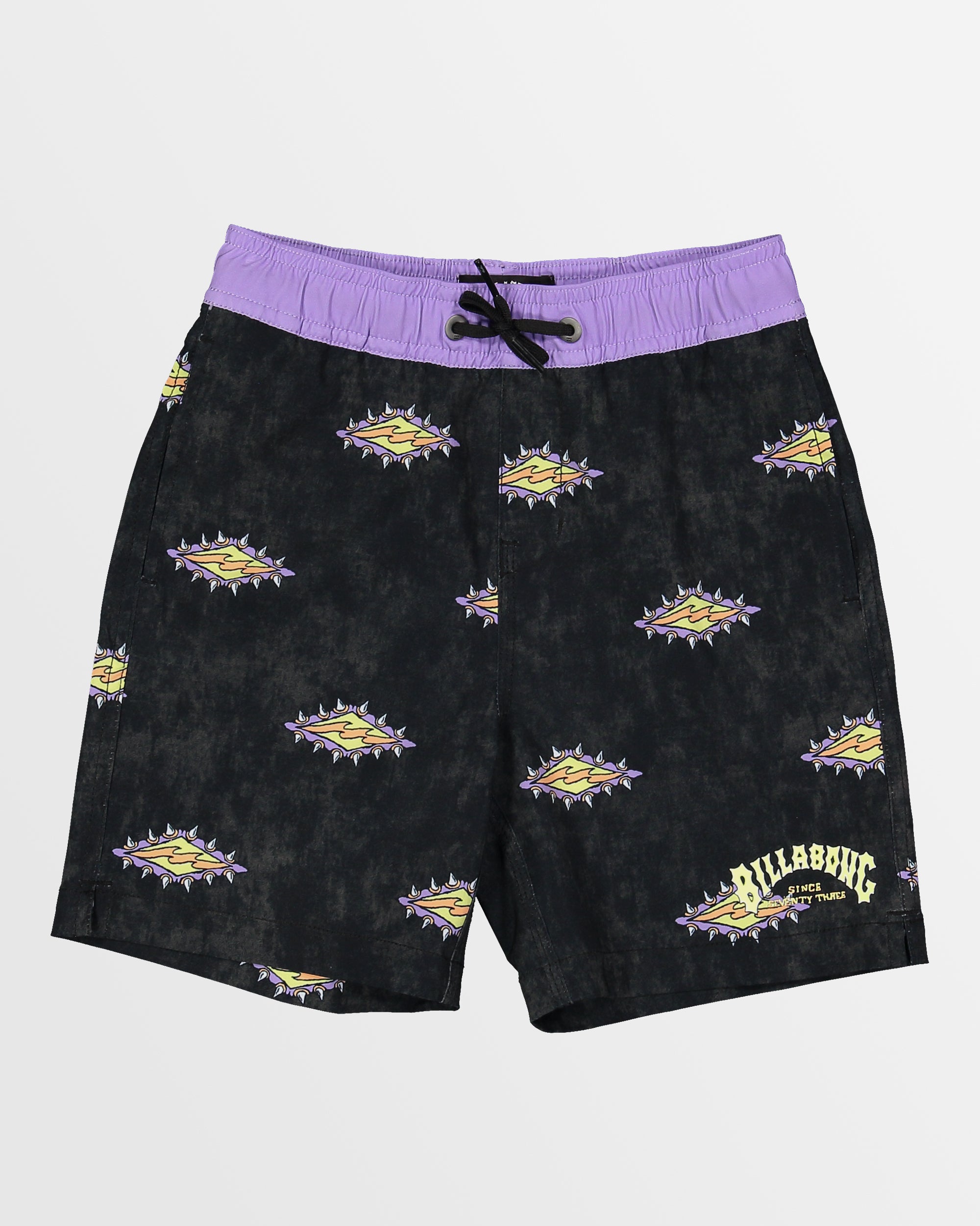 Boys 0-7 Diamond Grit Layback 13" Boardshorts