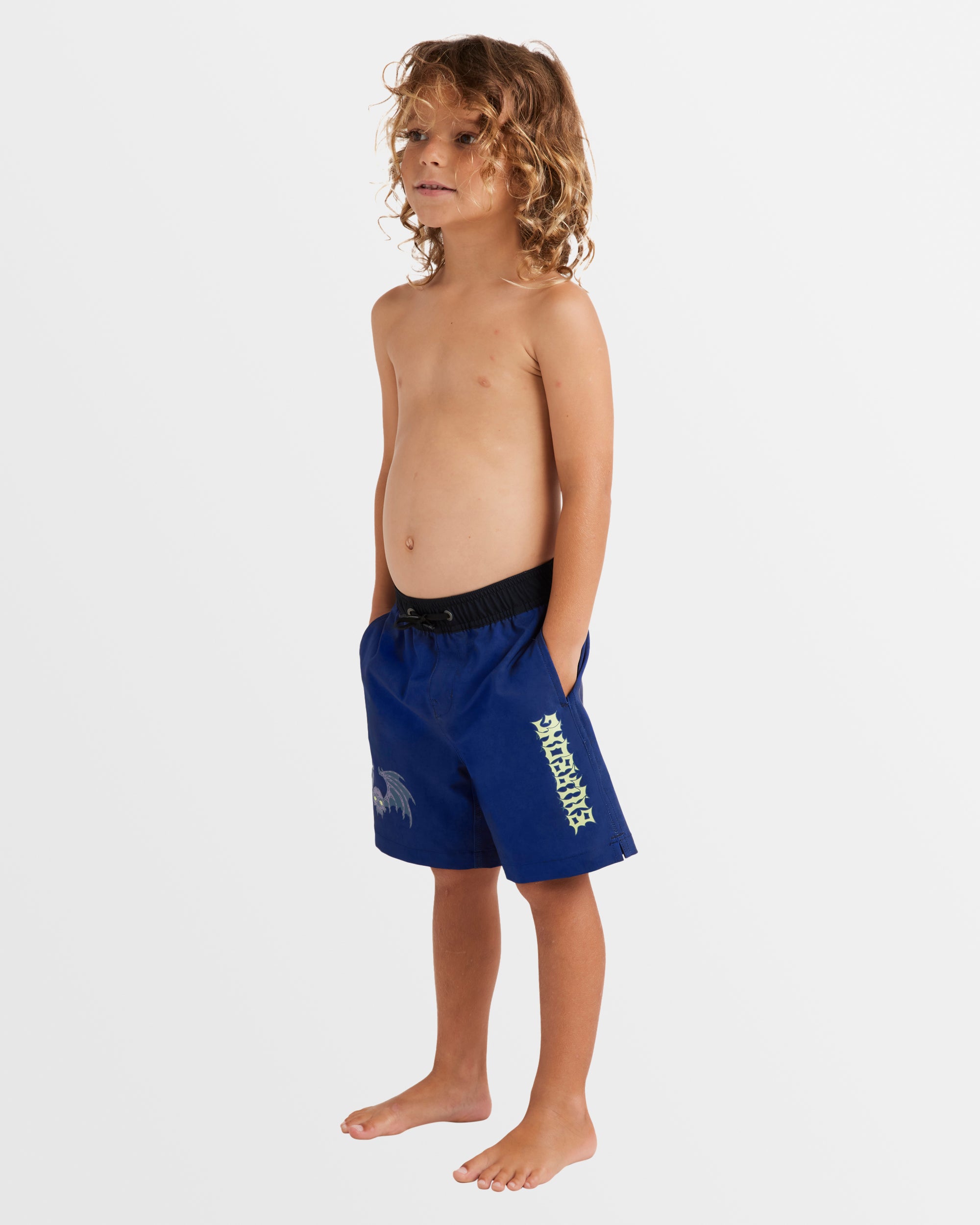 Boys 0-7 Afterlife Elastic 13" Boardshorts