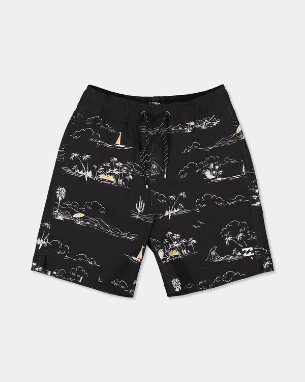 Boys 0-7 Good Times Layback Boardshorts