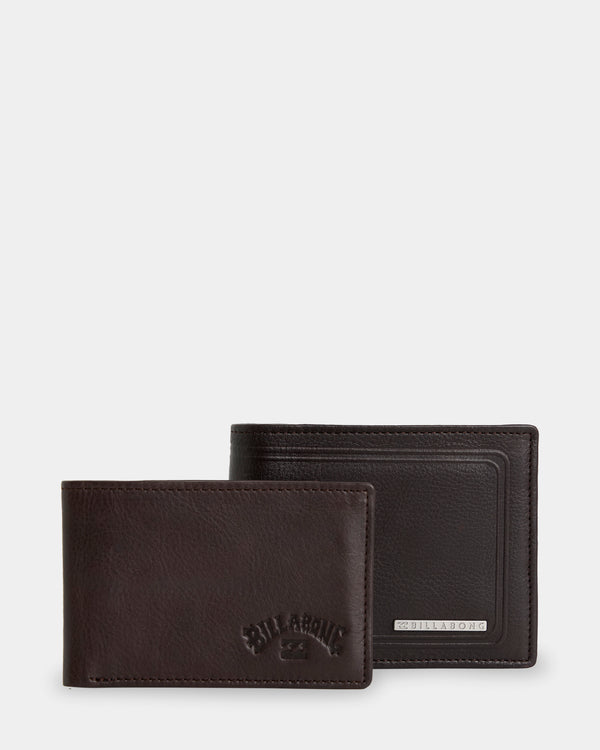 Mens Scope 2 In 1 Leather Wallet