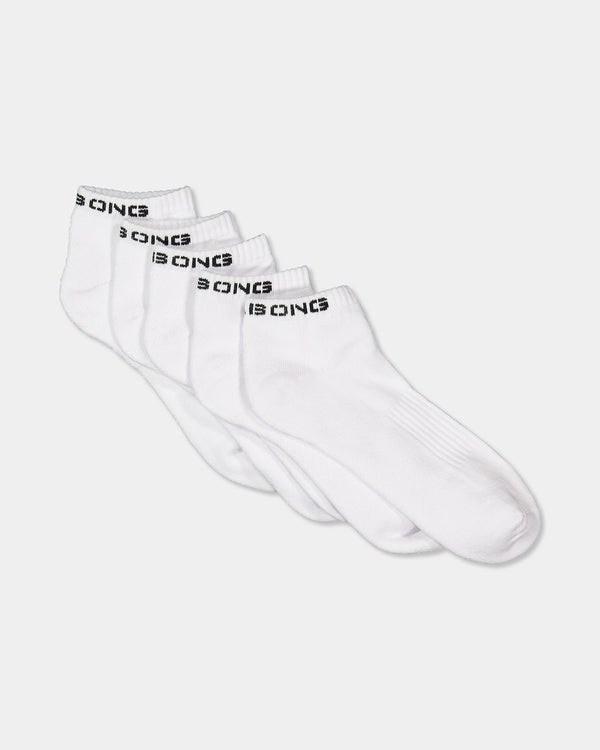 Mens 5 Pack Ankle Socks