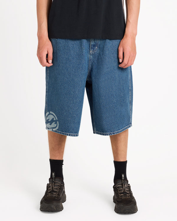 Mens Spec 73 Baggy Denim Shorts
