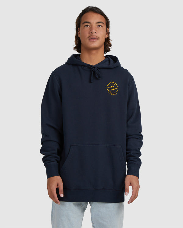 Mens Big Wave Daz Pullover Hoodie