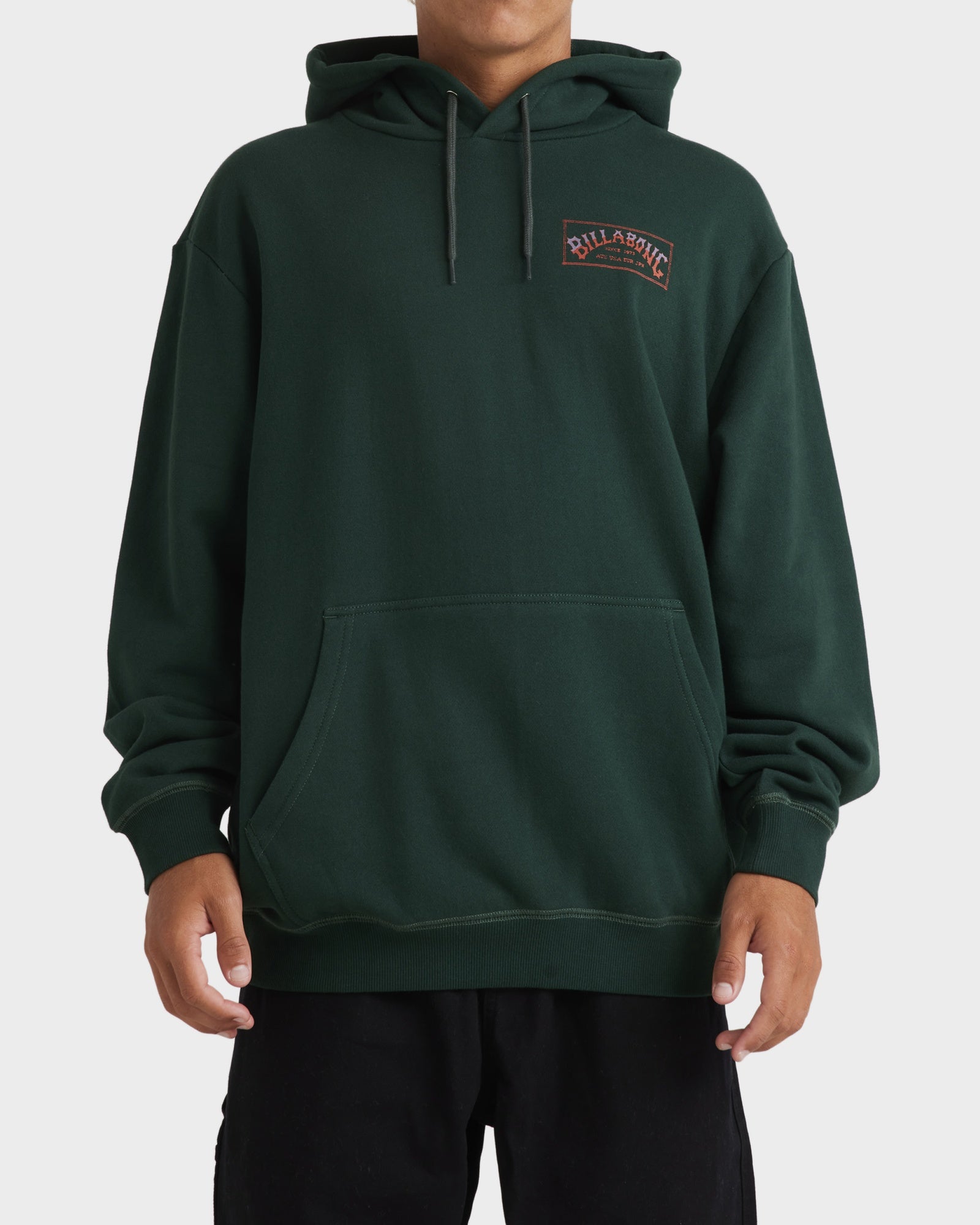 Mens Vintage Arch Pullover Hoodie