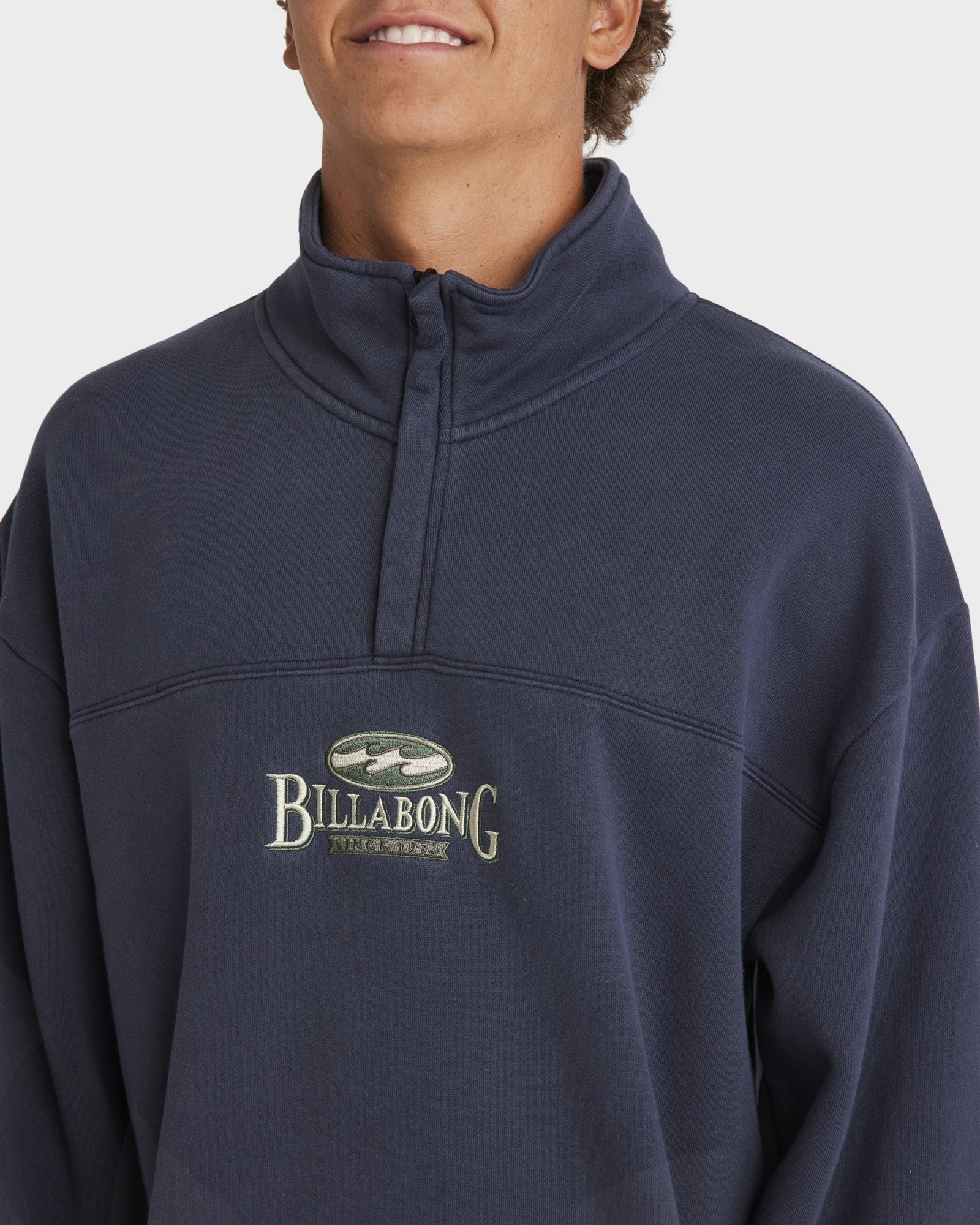 Mens King Prawn Half Zip Fleece Pullover