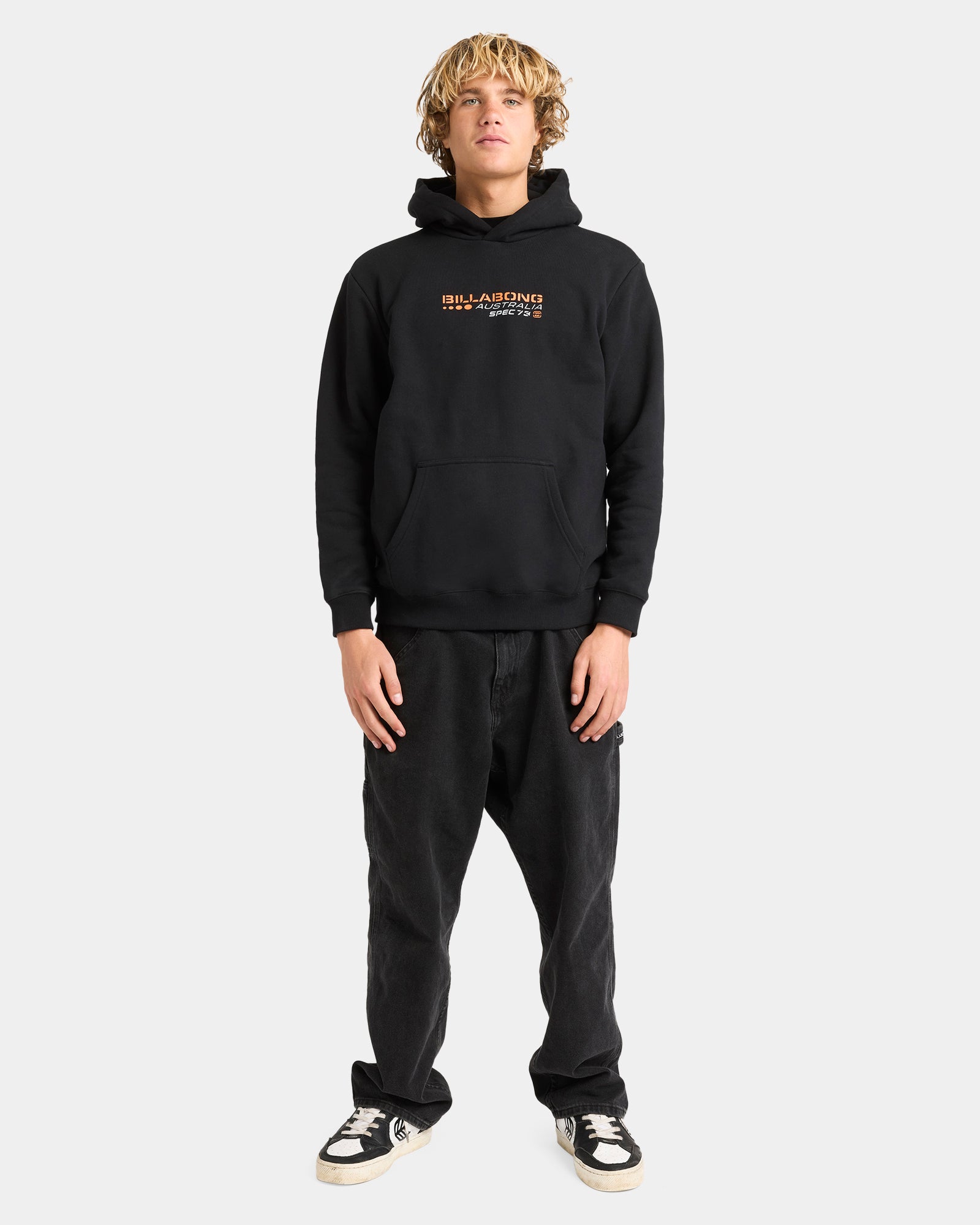 Mens Spec 73 World Pullover Hoodie – Black – Billabong AU
