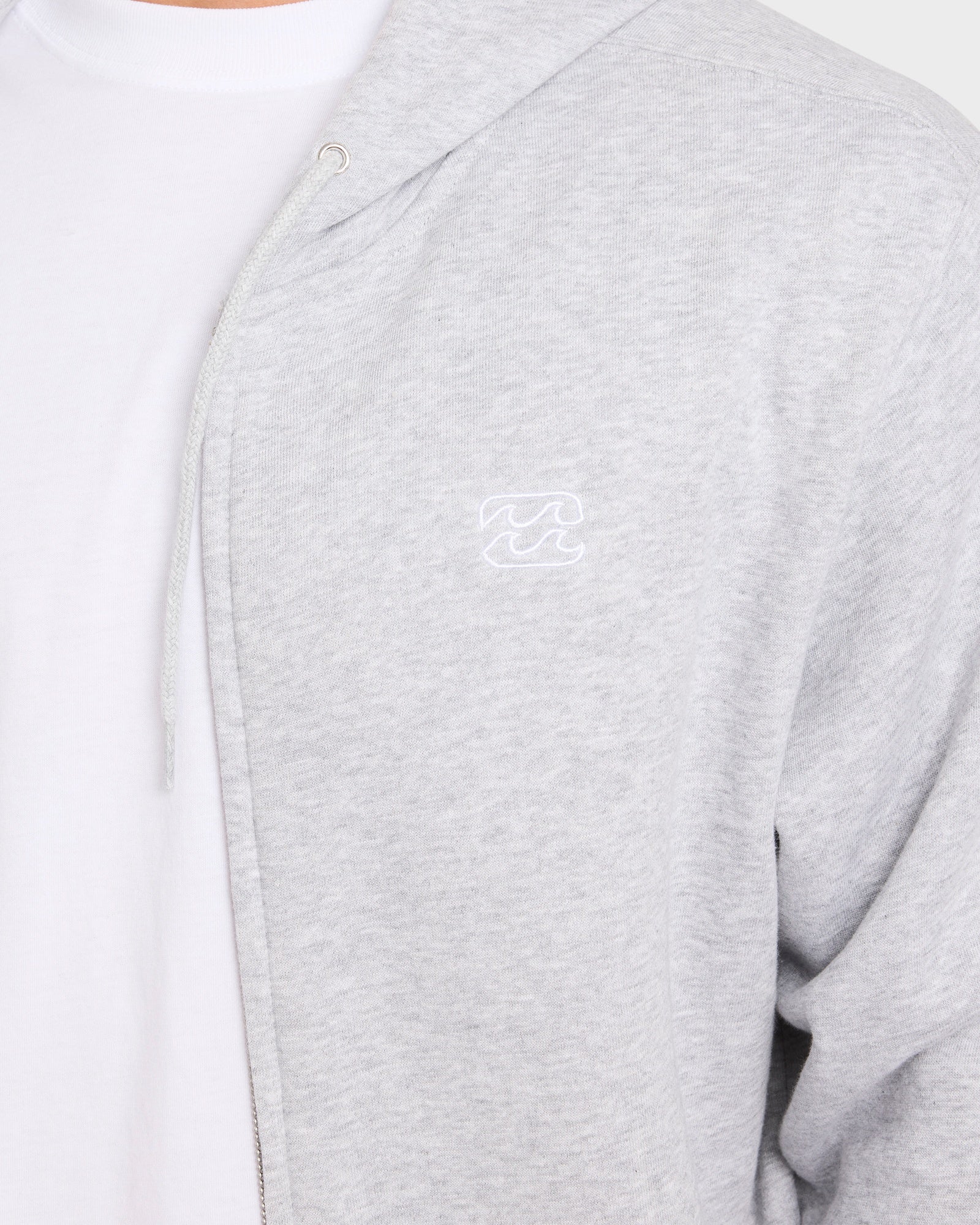 Mens Premium Wave Wash Zip Up Hoodie