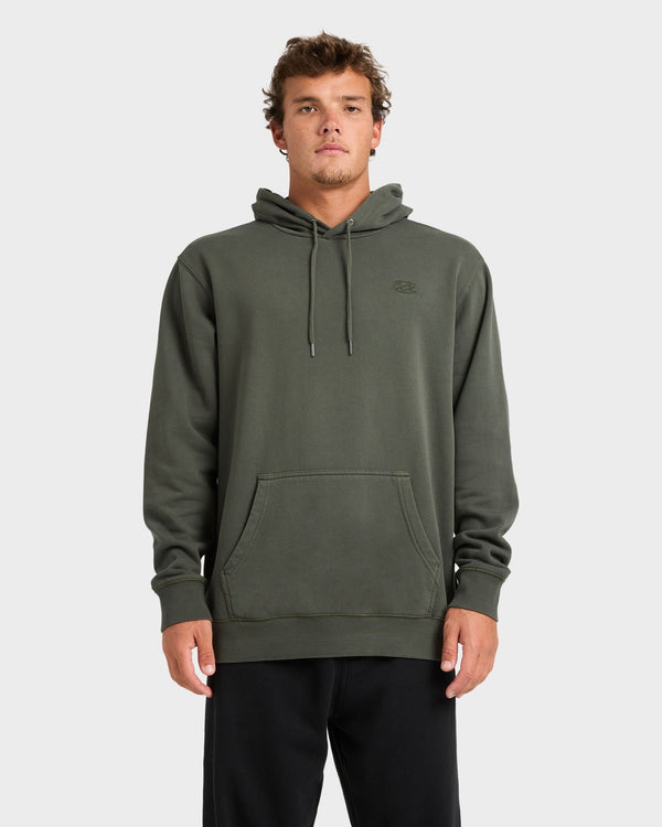 Mens Premium Wave Wash Pullover Hoodie