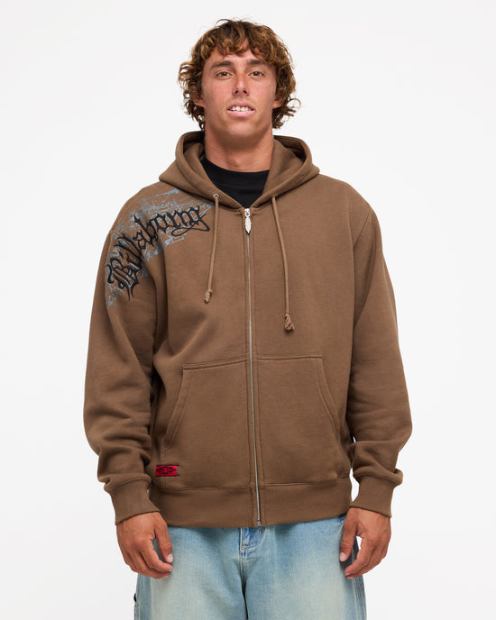 Mens Immortal Blast Zip Up Hoodie