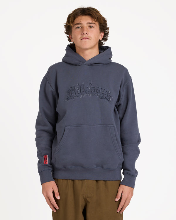 Mens Immortal Distress Pullover Hoodie