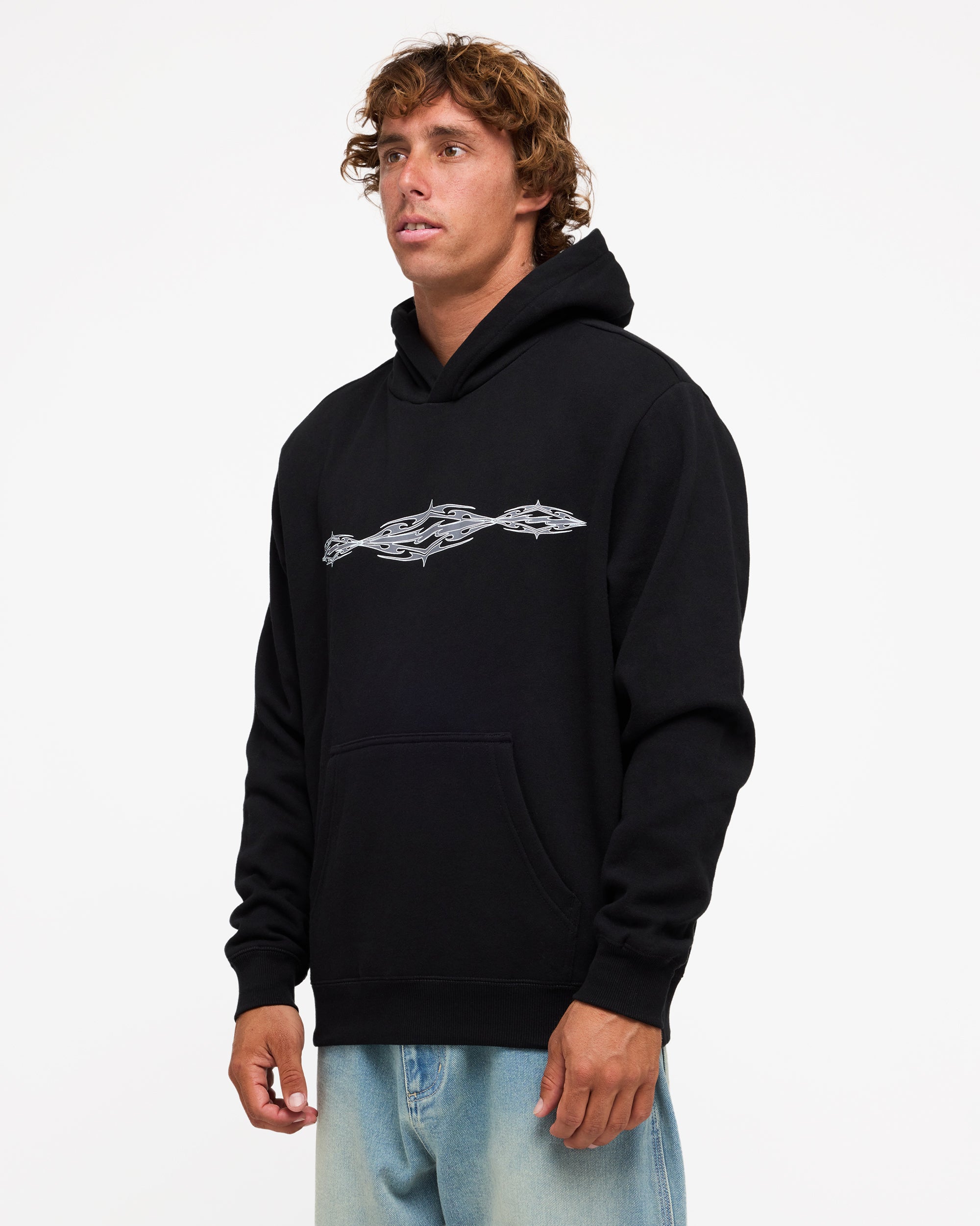 Mens Triple Up Pullover Hoodie