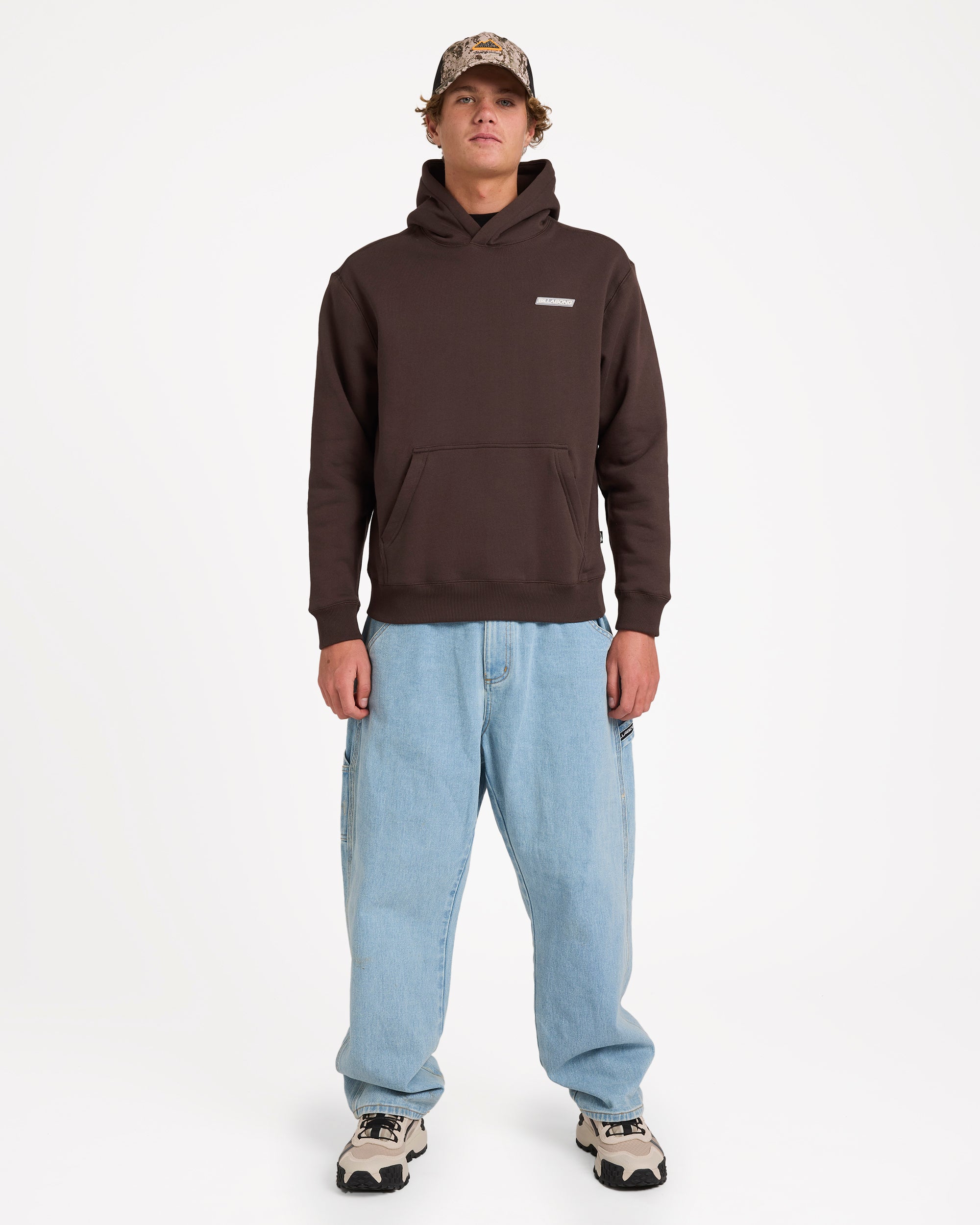 Mens A/Div Slant Pullover Hoodie