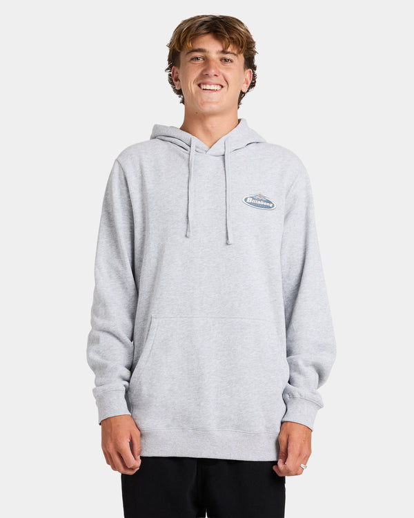 Mens Diamond Wave Pullover Hoodie