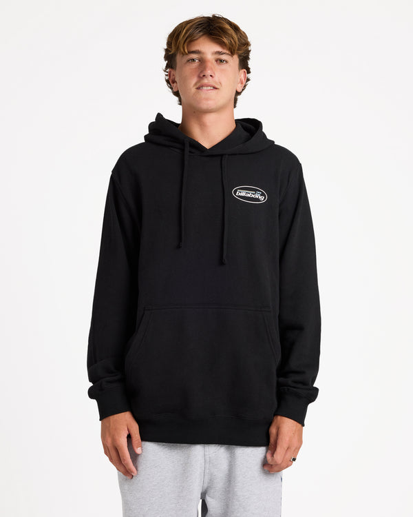 Mens Walled Pullover Hoodie