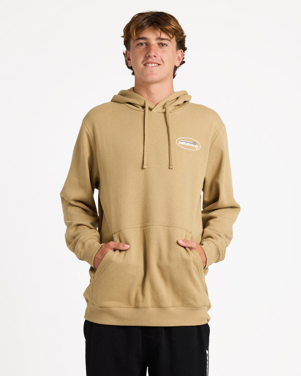 Mens Walled Pullover Hoodie