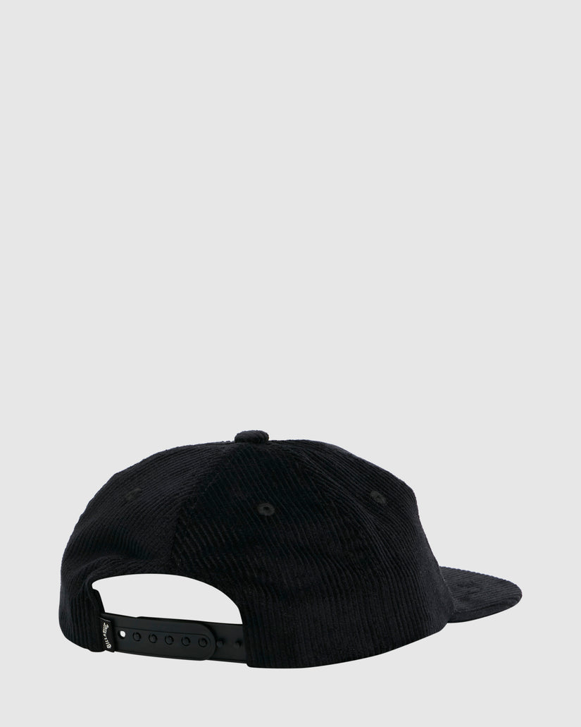 Base Snapback Cap Mens Base Snapback Cap - BLACK CORDUROY | Billabong AU