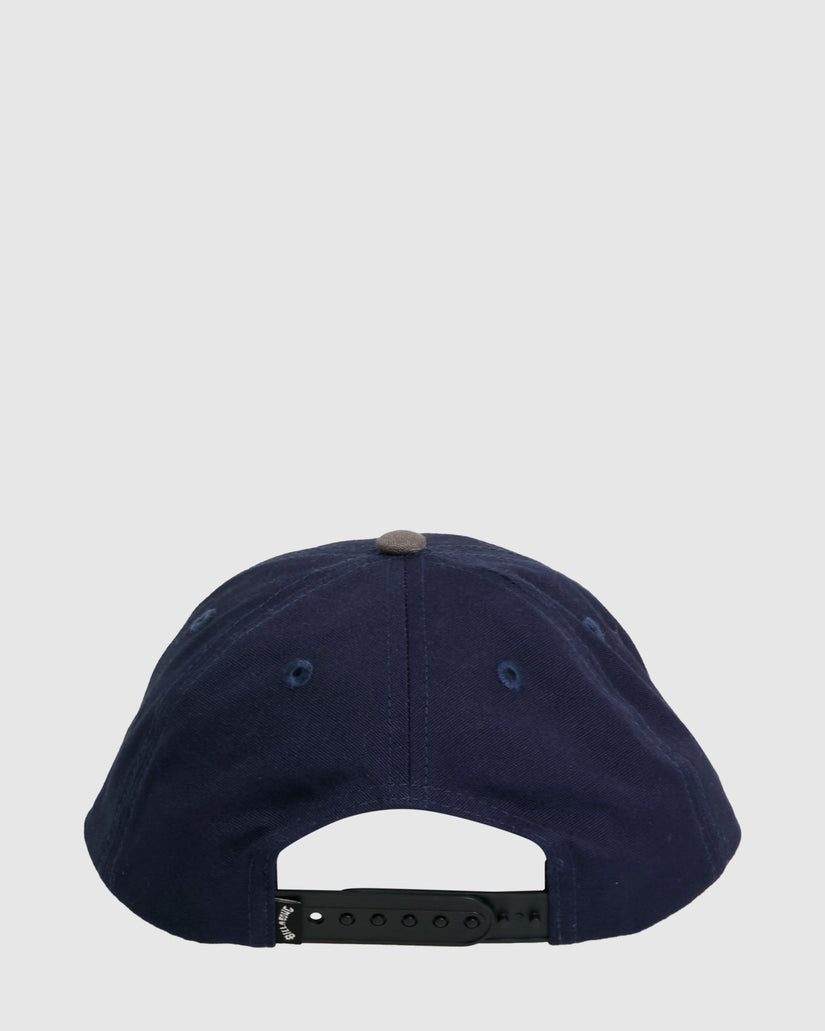 Mens Base Snapback Cap - DUSTY NAVY | Billabong AU