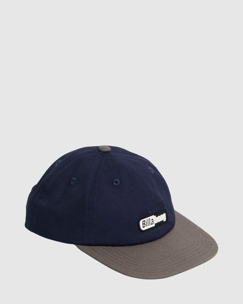 Mens Base Snapback Cap - DUSTY NAVY | Billabong AU