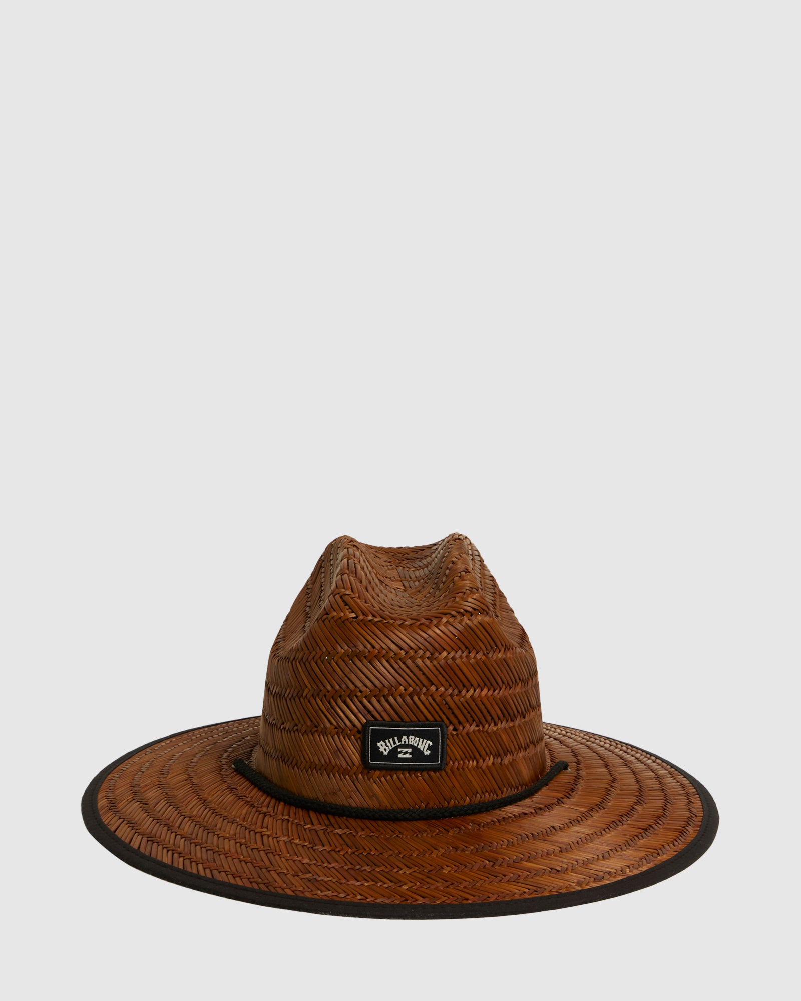 Mens Tides Print Straw Hat