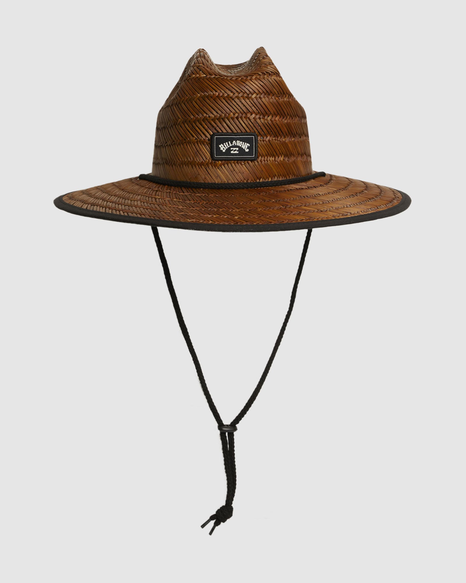 Mens Tides Print Straw Hat