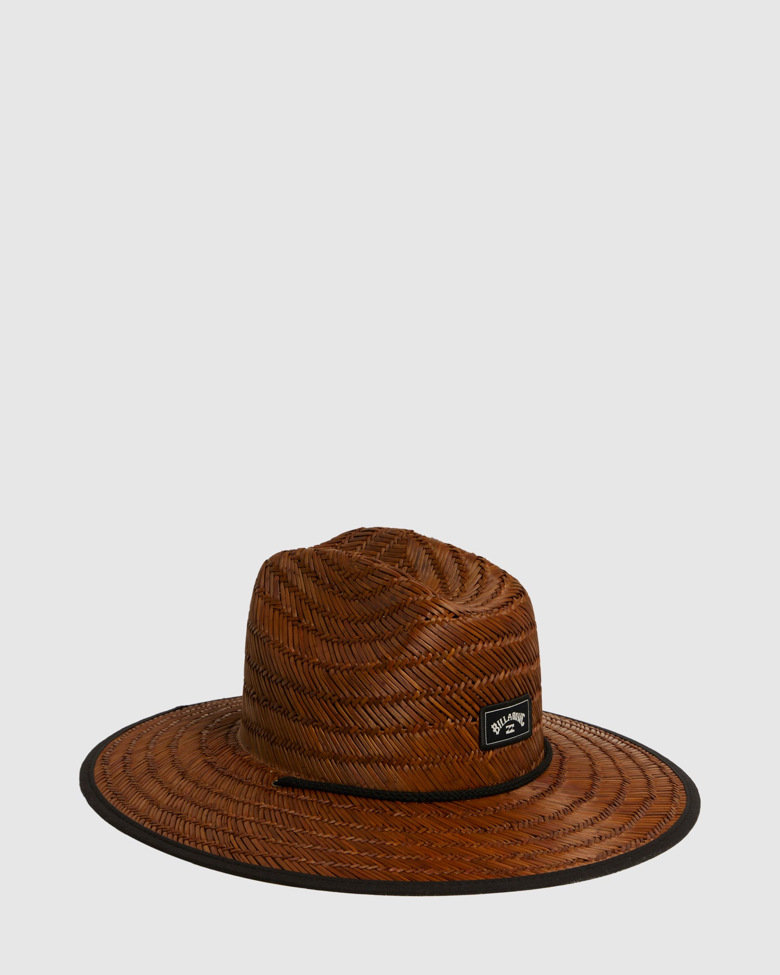 Mens Tides Print Straw Hat