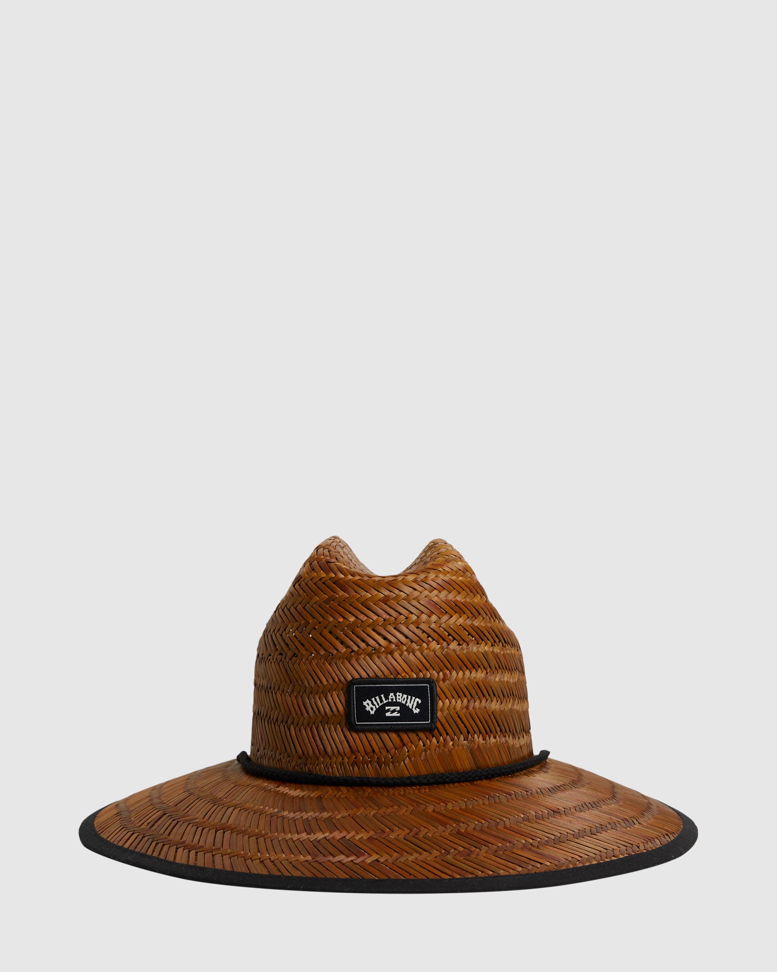 Mens Tides Print Straw Hat