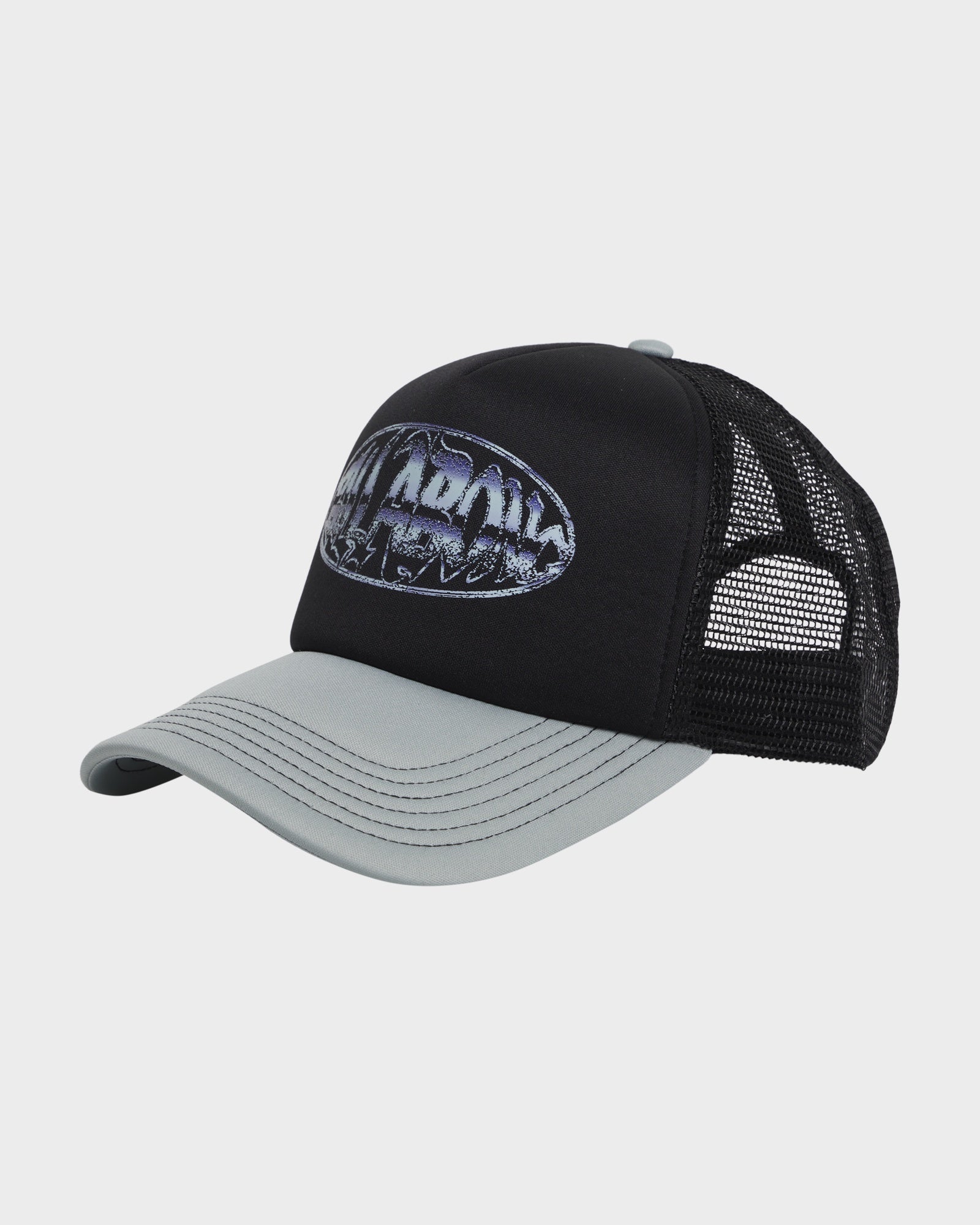 Mens Chromed Trucker Cap