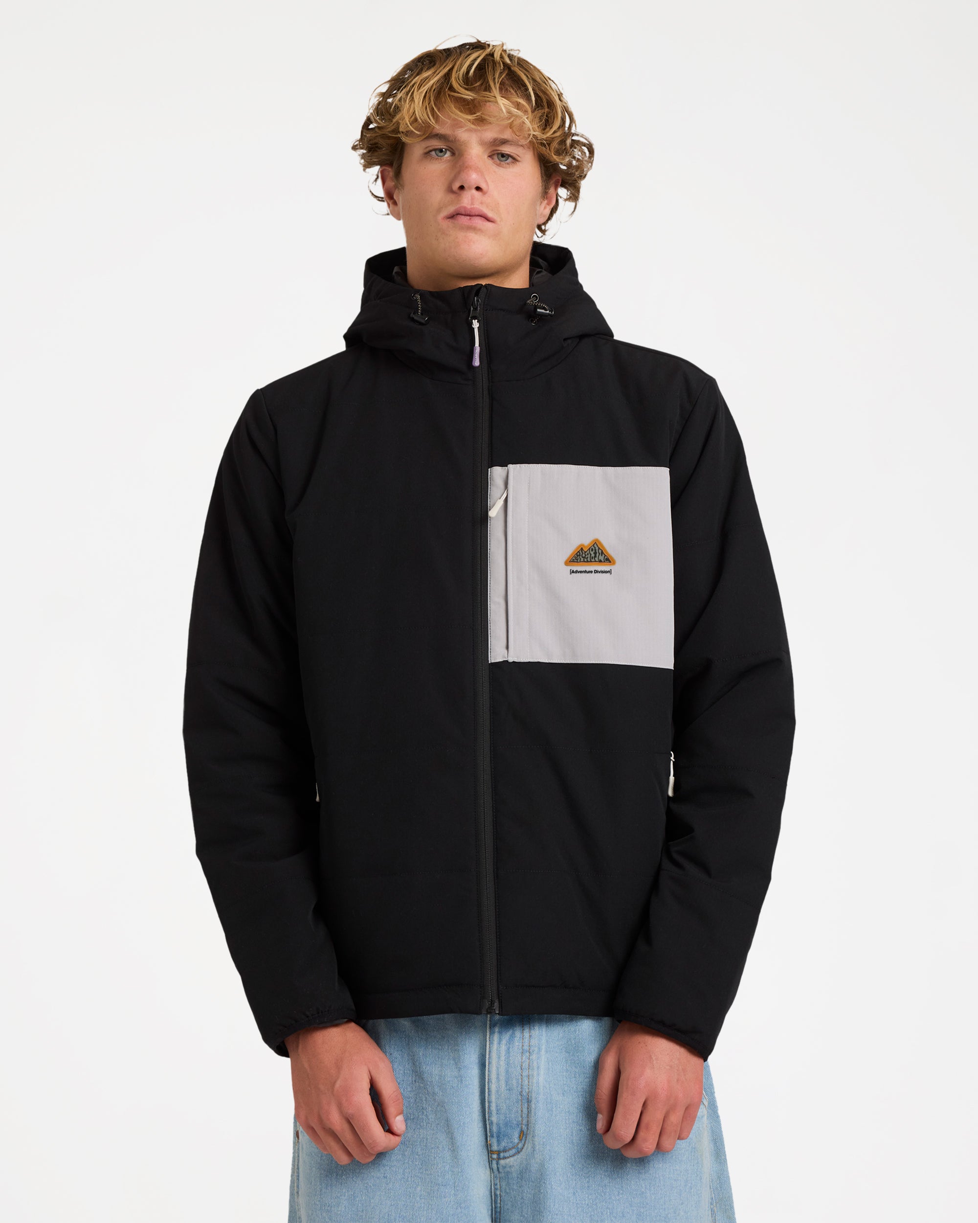 Mens Journey A/Div Puffer Jacket – Black – Billabong AU