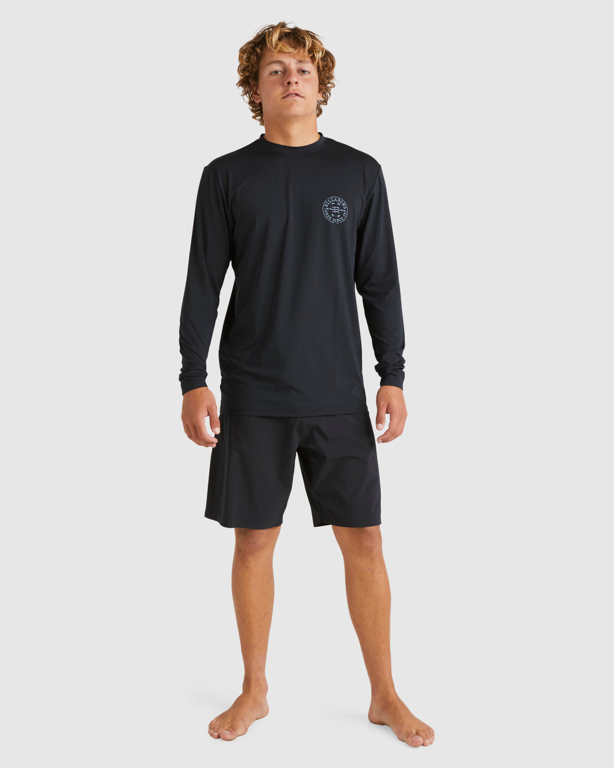 Mens Big Wave Daz Long Sleeve Long Sleeve Rash Vest