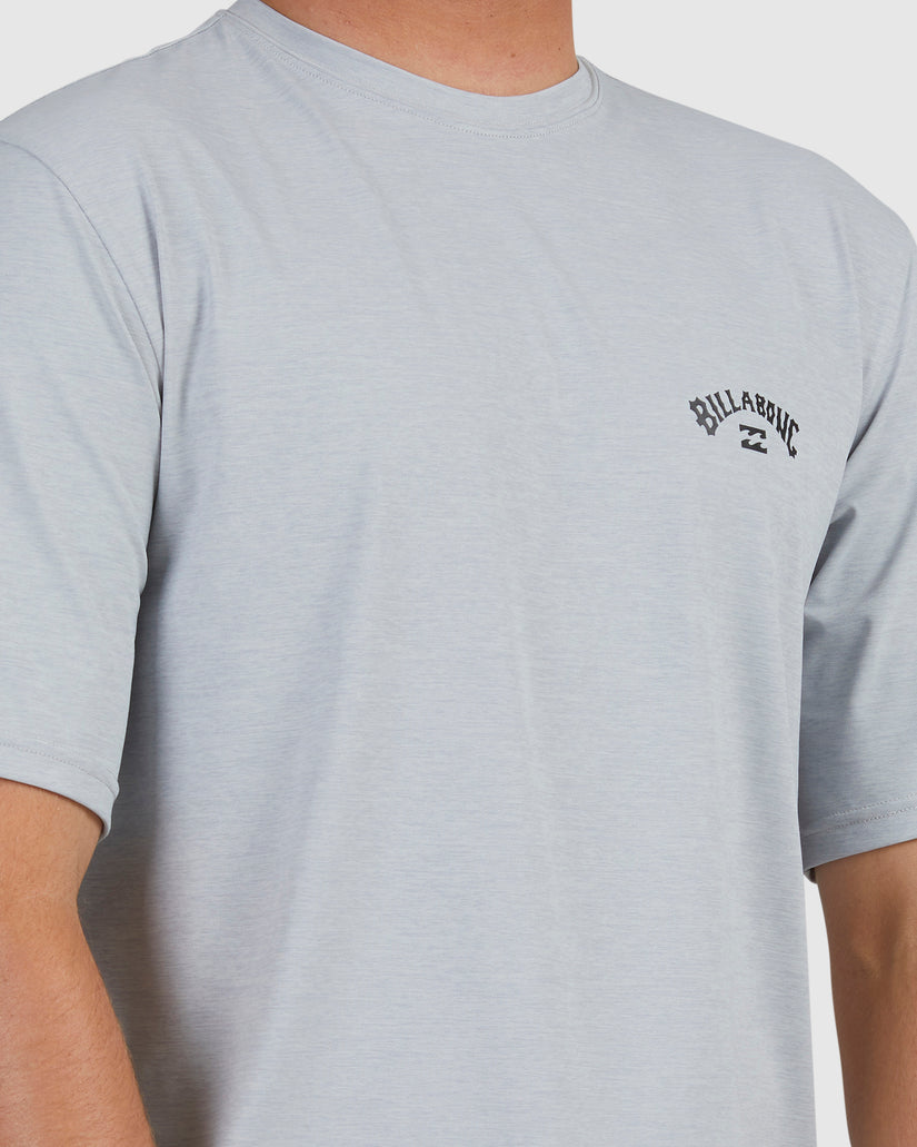 Mens Shoreline Loose Fit Rash Vest - LIGHT GREY HEATHER | Billabong AU