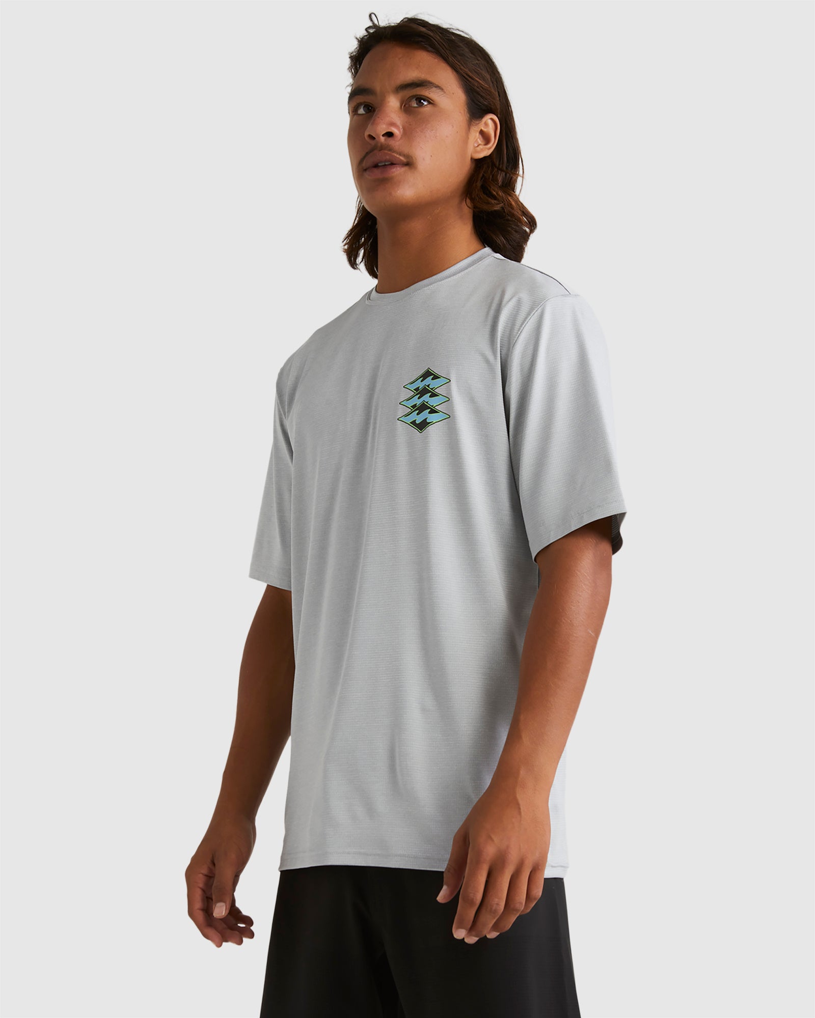 Mens Diamond Shoreline Rash Vest
