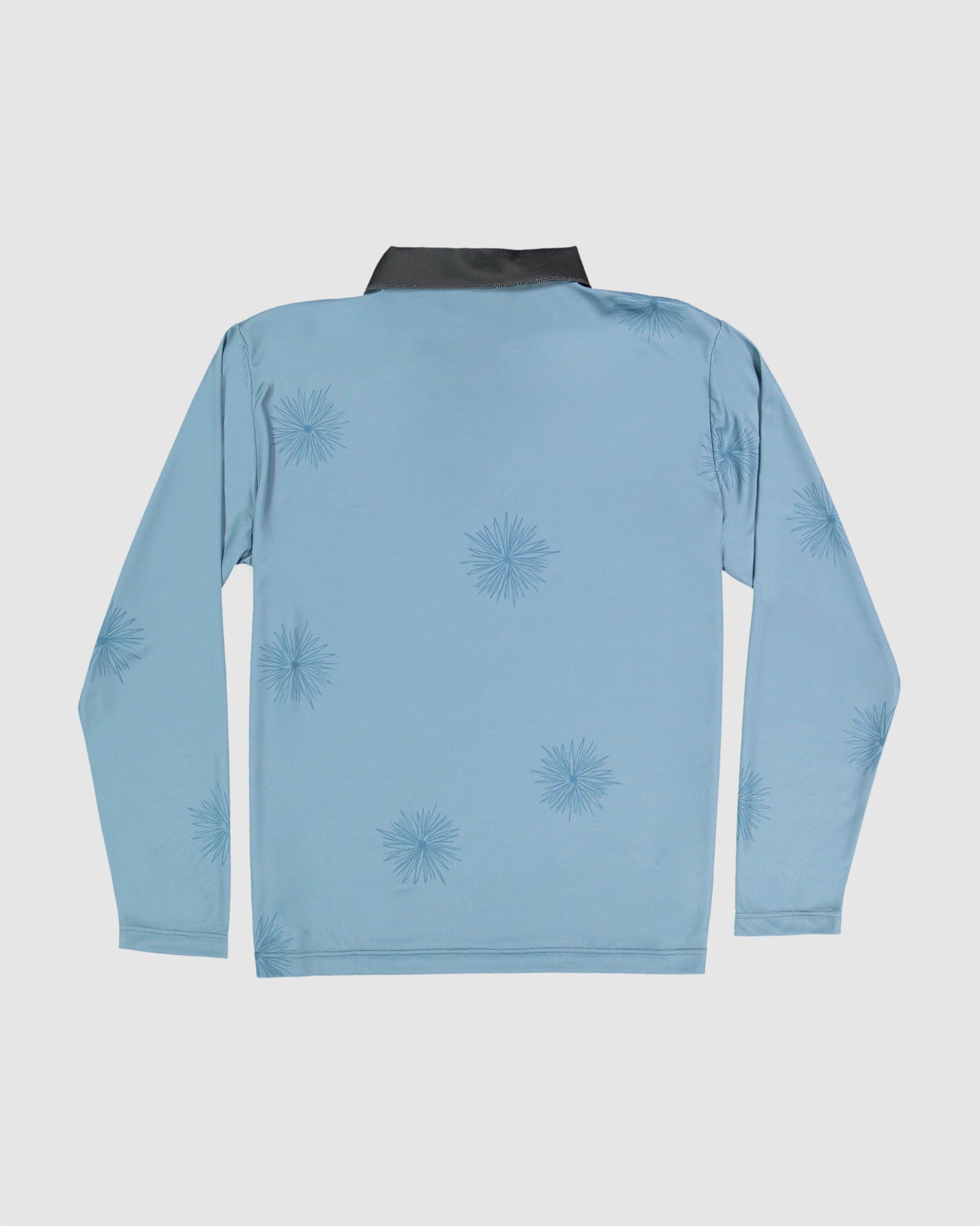 Mens King Stingray Flowers Fisho Long Sleeve Rash Vest