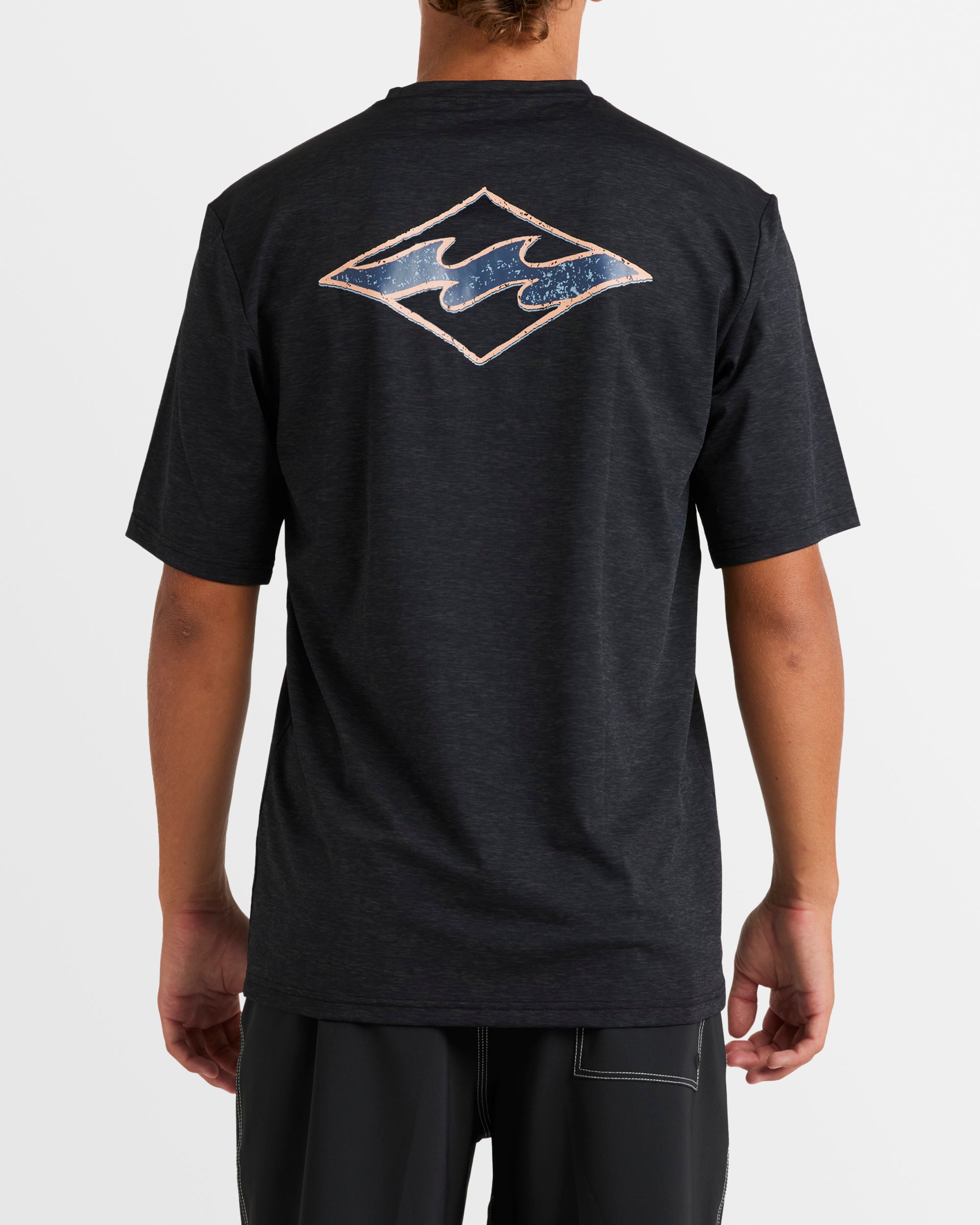 Mens Diamond Shoreline Loose Fit Rash Vest