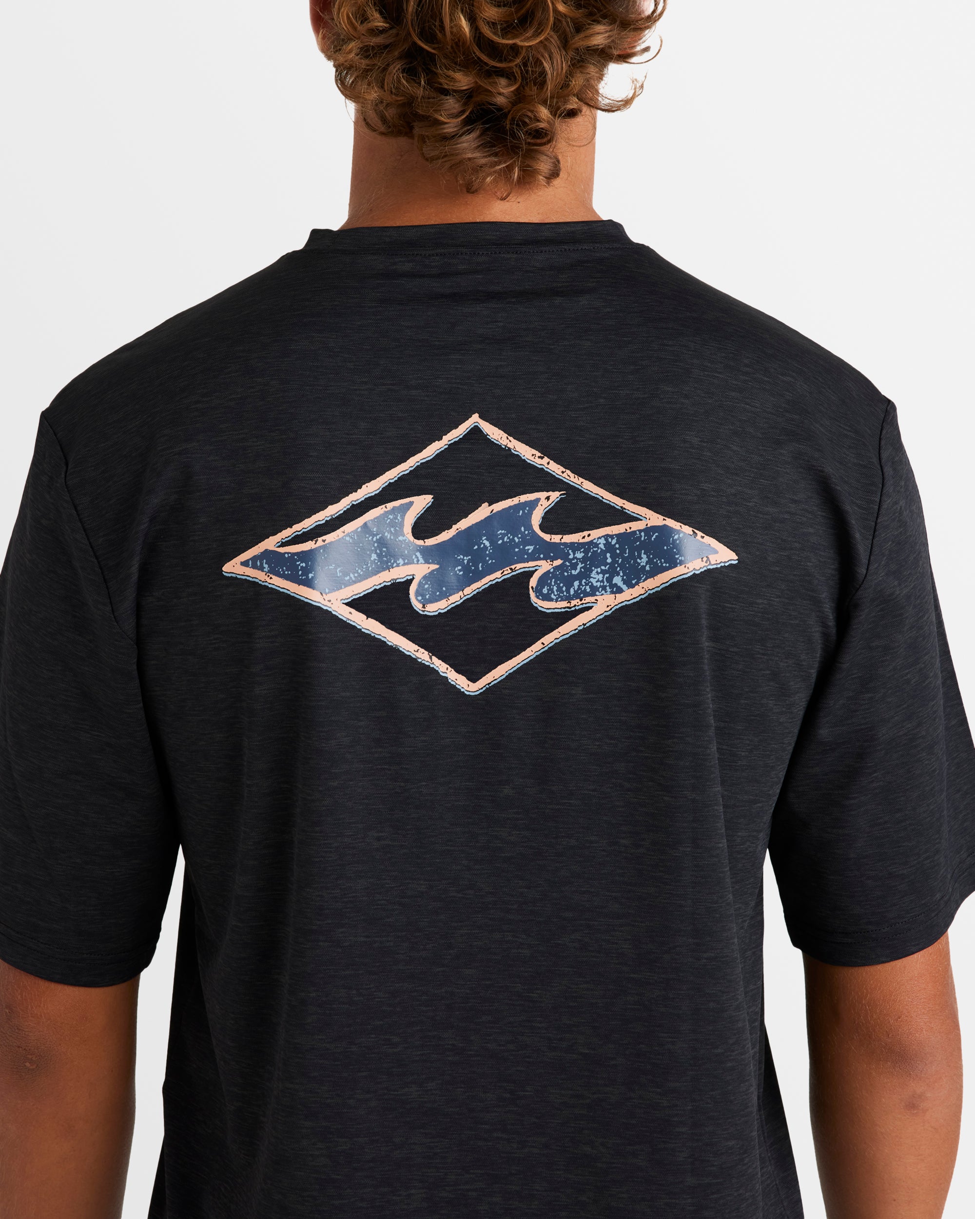 Mens Diamond Shoreline Loose Fit Rash Vest