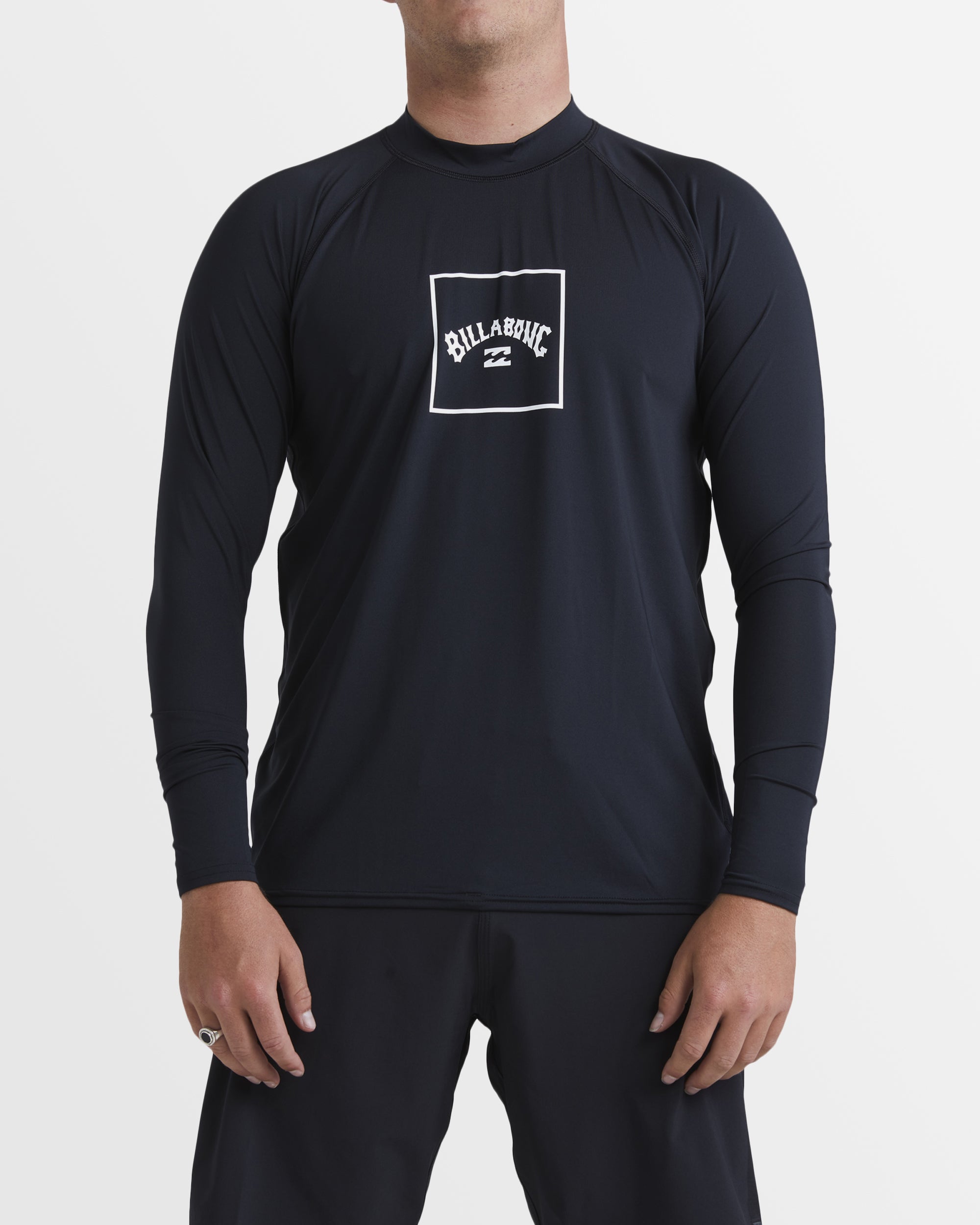 Mens Boxed Arch Long Sleeve Rash Vest