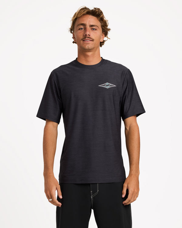 Mens Diamond Shoreline Loose Fit Rash Vest