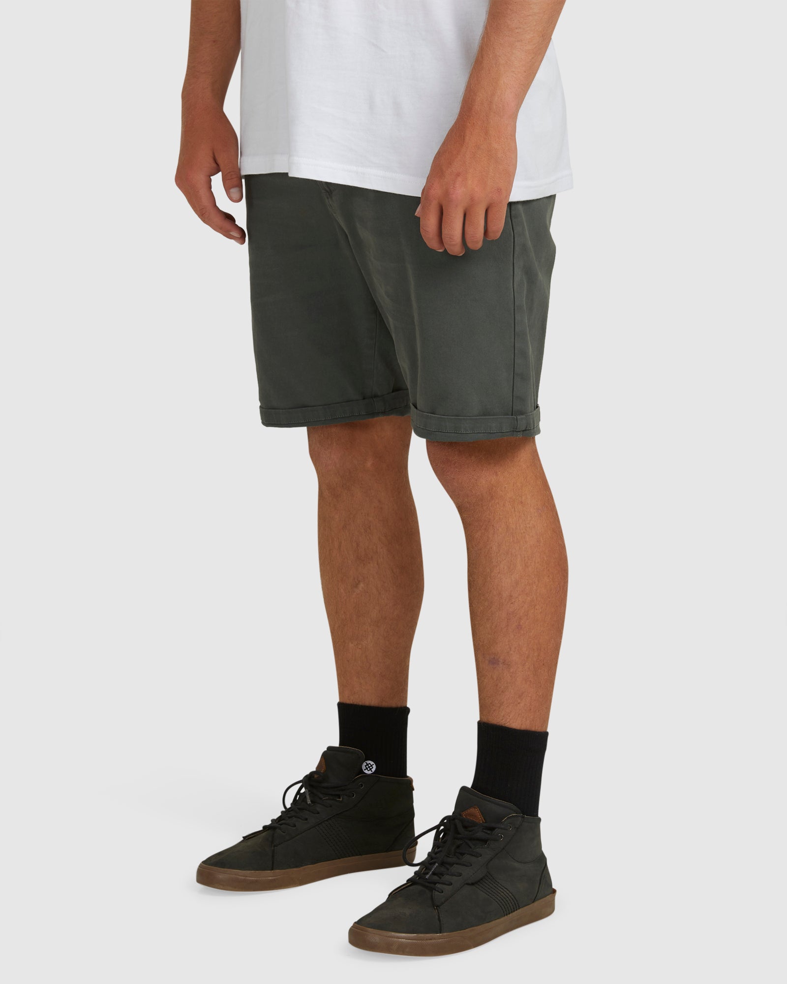 Mens Wave Washed Twill 19" Shorts