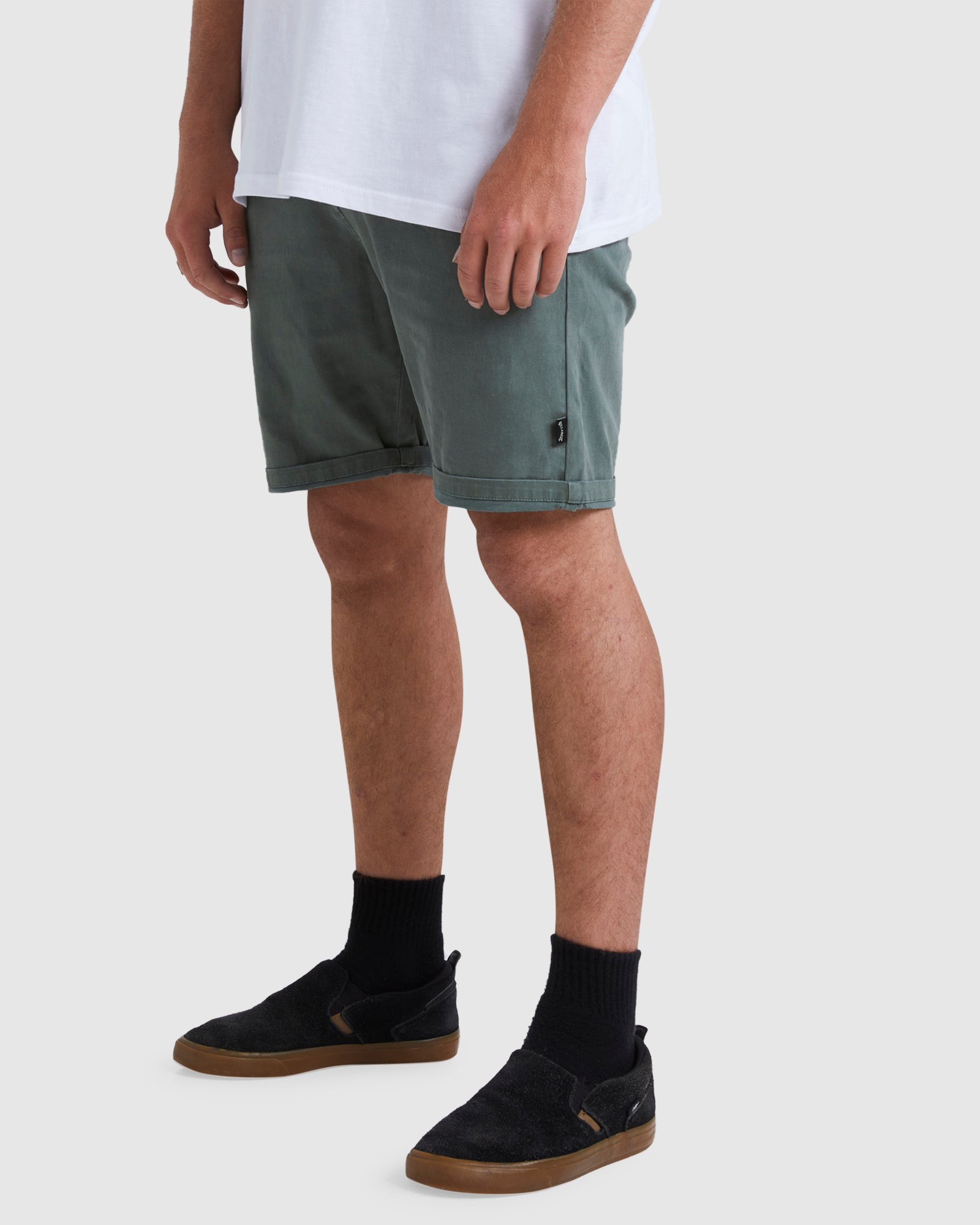 Mens Wave Washed Twill 19" Shorts