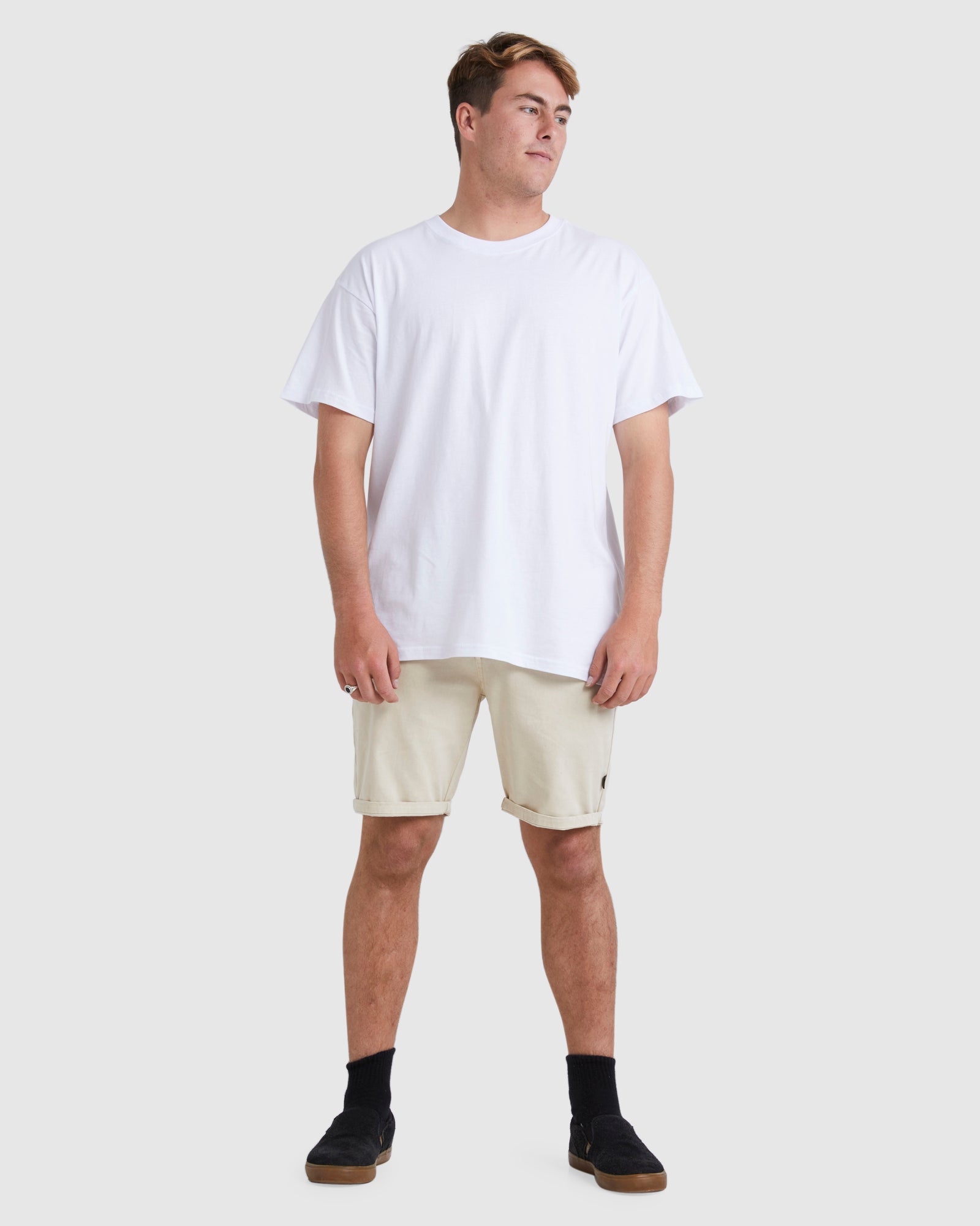 Mens Wave Washed Twill 19" Shorts